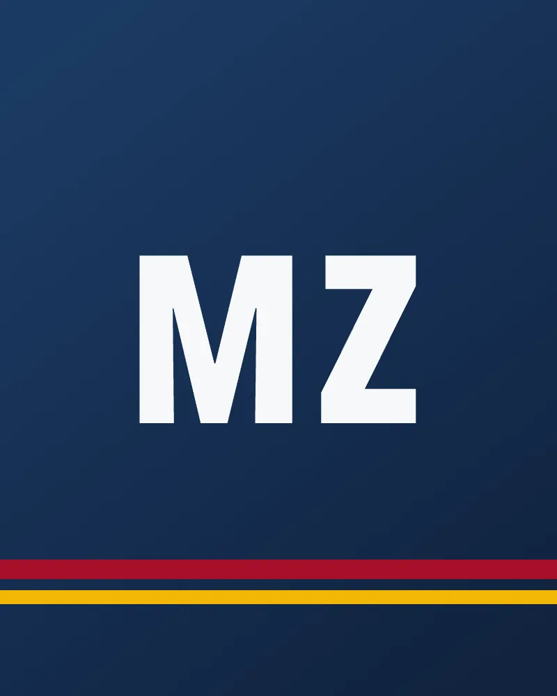 Sygnet klubowy z inicjałami MZ — miejsce na zdjęcie trenera